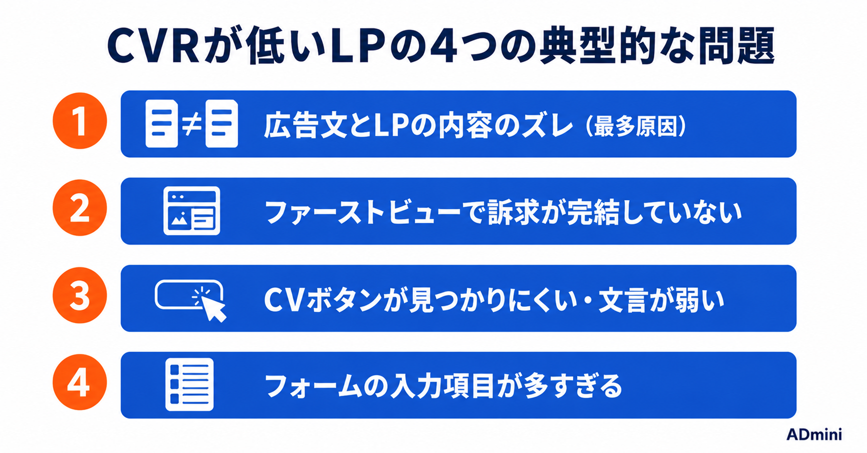 広告のランディングページ最適化（LP改善）ガイド｜CVRを上げるためのチェックポイントと改善手順