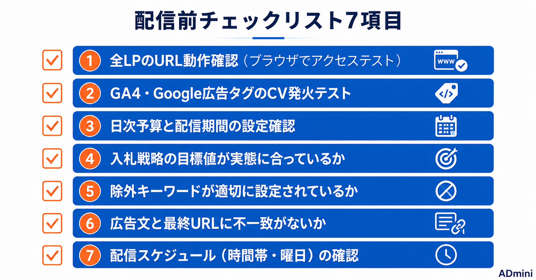 広告の設定ミス・入稿ミスを防ぐチェックリストガイド｜よくあるミスのパターンと配信前確認の実践手順