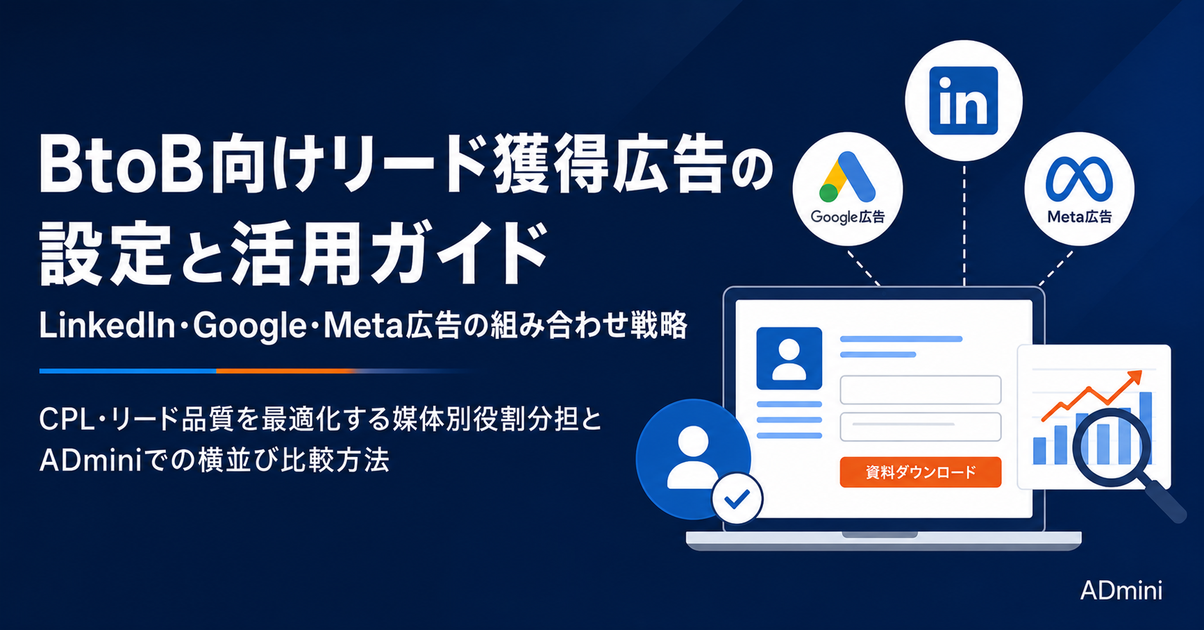 BtoB向けリード獲得広告の設定と活用ガイド｜LinkedIn・Google・Meta広告を組み合わせたB2B広告戦略