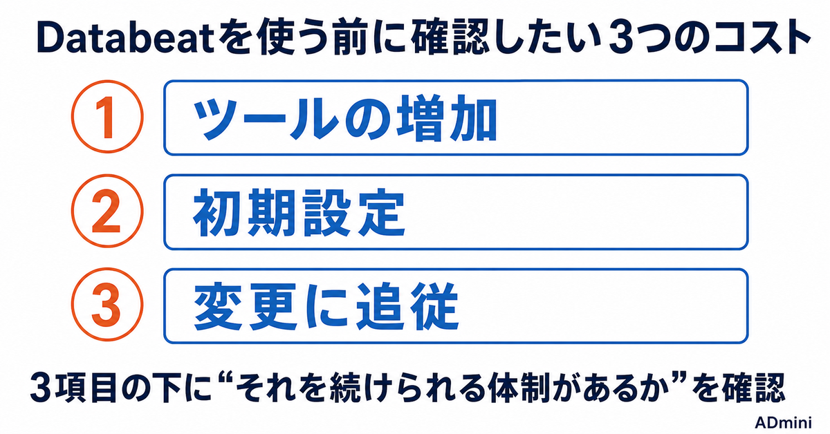 Databeatは何を自動化してくれるのか|広告データを集めてLooker Studioに流すツールと、集計まで画面内で終えるツールの違い